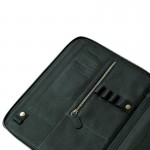 กระเป๋าใส่ ipad / tablet Tech. Folio Black Color Full Grain Cow Leather ESSENTIAL for Journey